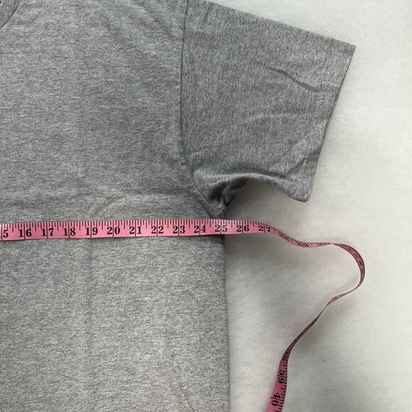 Y2K Nike Silver Tag Baggy Fit Grey Xl Men’s T-shirt Center Swoosh - Picture 6 of 7